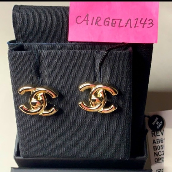 CHANEL Jewelry - NEW Chanel TurnLock Earrings